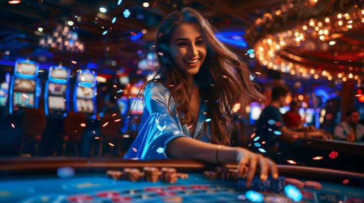Tampilan permainan Mega Wheel di platform gladiator88 dengan roda putar, pilihan taruhan, dan saldo pemain